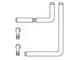 Verrohrung mit Rohren und Armaturen für Kesselanschlüsse, hergestellt von Vaillant, in starrer Ausführung für das System eco/icoVIT.
